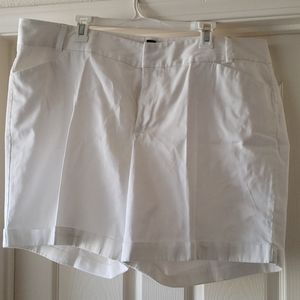 White dressy shorts